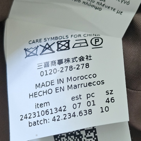 NWT Marella Women's Houndstooth Mini Whisky Wool Skirt: Color- Camel: Size- 10 - Picture 11 of 11